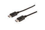 DIGITUS ASSMANN Displayport Anschlusskabel, 1m, AWG28, 2xgeschirmt, schwarz bulk, Stecker/Stecker – Hohe Qualität und Zuverlässigkeit