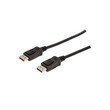 Digitus Assmann Anschlusskabel Displayport 2m | AWG28 | 2xgeschirmt | 20-pin | Schwarz | Hohe Qualität