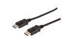 DIGITUS ASSMANN Anschlusskabel Displayport 3m AWG28 2xgeschirmt 20-pin schwarz