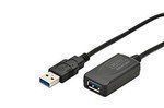 DIGITUS USB3.0 aktives Verlängerungskabel 5m USB A/St - USB A/Bu AWG28