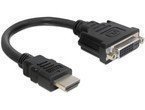 DELOCK Adapterkabel HDMI St > DVI 24+1 Buchse