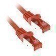 InLine® Patchkabel S/FTP (PiMf) Cat6 250MHz PVC Kupfer rot 5m – Hochwertiges und langlebiges Netzwerkkabel