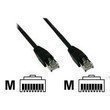 InLine® Patchkabel SF/UTP Cat5e schwarz 0,3m – Hochwertiges Ethernet-Kabel für schnelle und zuverlässige Verbindungen