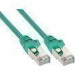 InLine® Patchkabel F/UTP Cat5e grün 0.5m - Hochwertiges grünes Patchkabel 0.5m, F/UTP, Cat5e