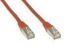 InLine® Patchkabel F/UTP Cat5e rot 0.5m - Zuverlässiges Ethernet-Netzwerkkabel für schnelle Datenübertragung