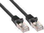 InLine® Crossover Patchkabel S/FTP Cat6 schwarz 3m - Hochwertiges Netzwerkkabel für schnelle und sichere Datenübertragung