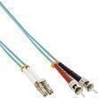 InLine® LWL Duplex Kabel LC/ST 50/125µm OM3 15m - Hochwertiges Glasfaserkabel für schnelle Datenübertragung