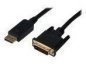 Digitus Assmann Adapterkabel DisplayPort 1.2 DVI-D 24+1 M/M digital Full HD Dual Link - 3m - Max 2560 x 1600