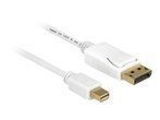 DELOCK Kabel mini DisplayPort St > DisplayPort St 2.0m weiss