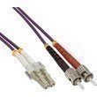 InLine® LWL Duplex Kabel LC/ST 50/125µm OM4 7.5m - Hochwertiges Glasfaserkabel für schnelle Datenübertragung