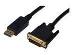 Digitus Assmann Adapterkabel DisplayPort DVI-D 24+1 M/M Full HD Dual Link 3m AWG32 - Produkttitel