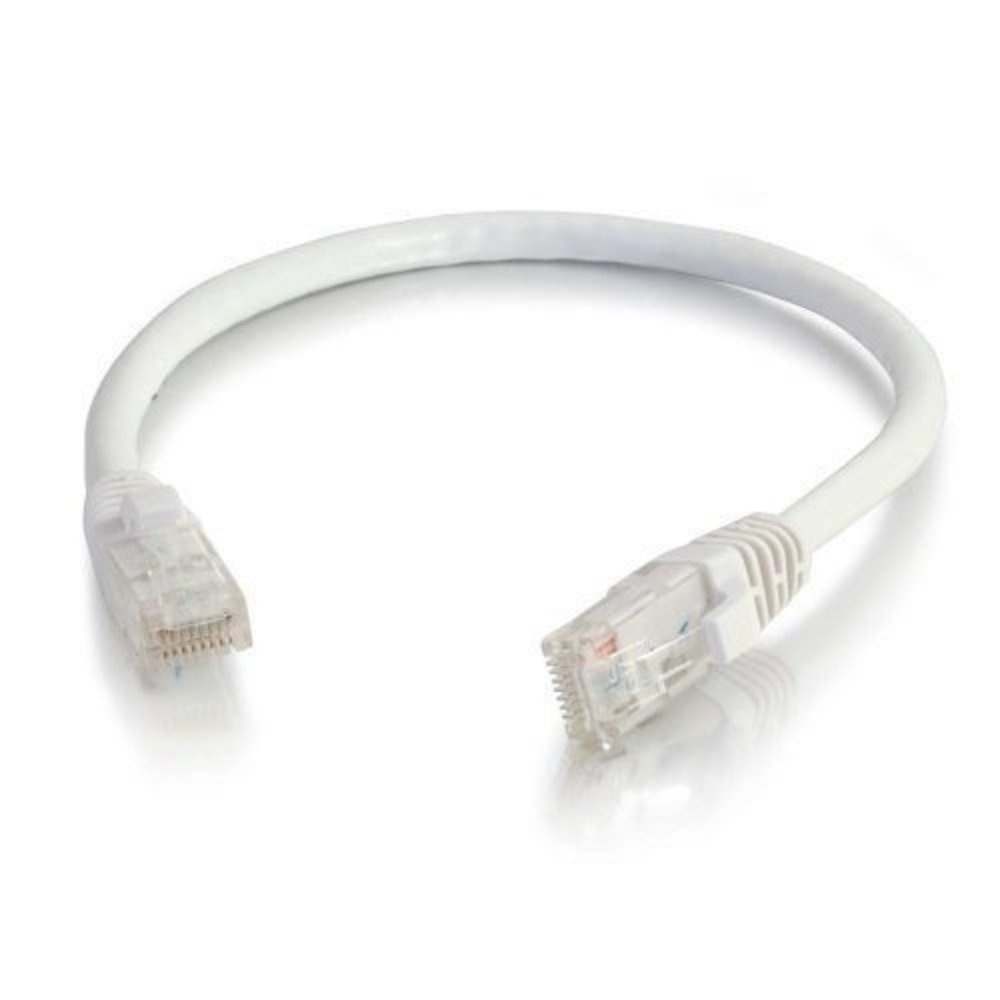 Kurzes weißes Cat6 Snagless UTP Patchkabel 0,3m von C2G