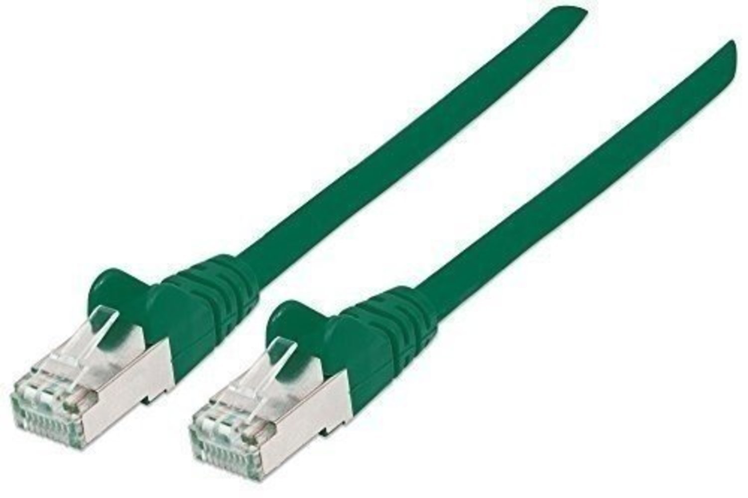 Intellinet Patchkabel RJ45 S/FTP Cat6 Kupfer LSOH 0.5m grün