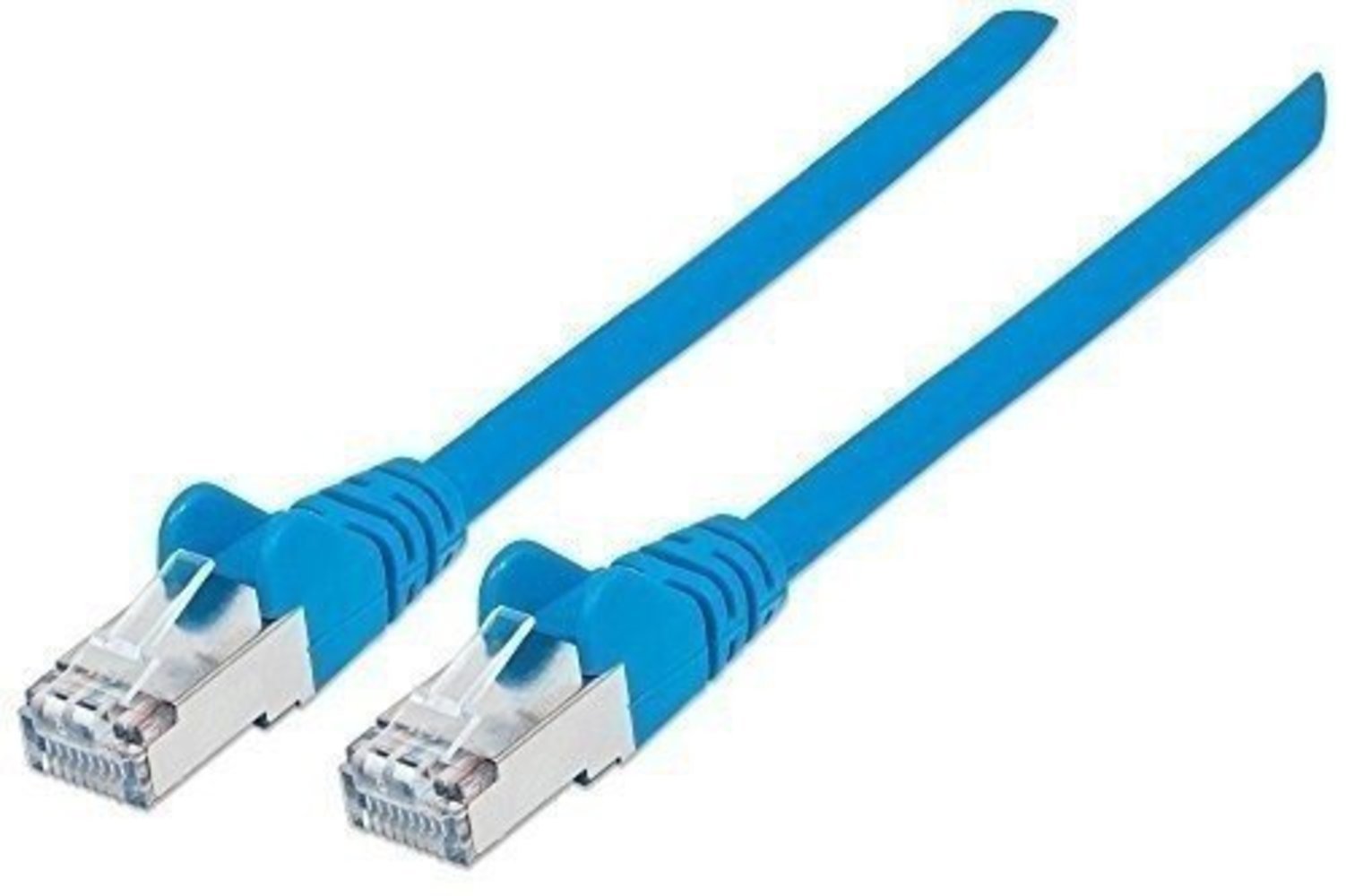 Intellinet Patchkabel RJ45 S/FTP Cat6 Kupfer LSOH 0.25m blau