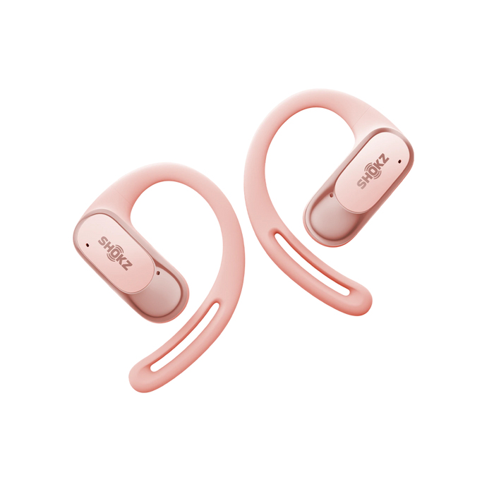 Kabellose Pink OpenFit Air Kopfhörer von Shokz