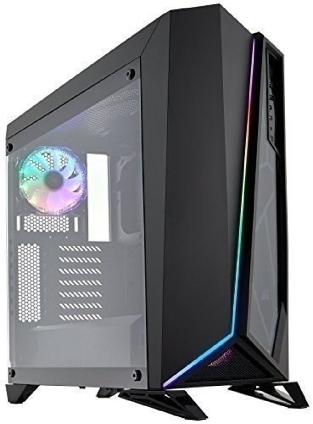 Gehäuse CORSAIR Midi Carbide Spec-Omega RGB Tempered Glas (B)