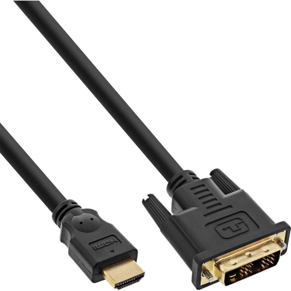 InLine® 30er Bulk-Pack HDMI-DVI Kabel, vergoldete Kontakte, 2m
