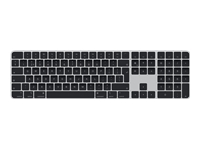 APPLE Magic Keyboard with Touch ID and Numeric Keypad for Mac models with silicon Black Keys Niederlndisch