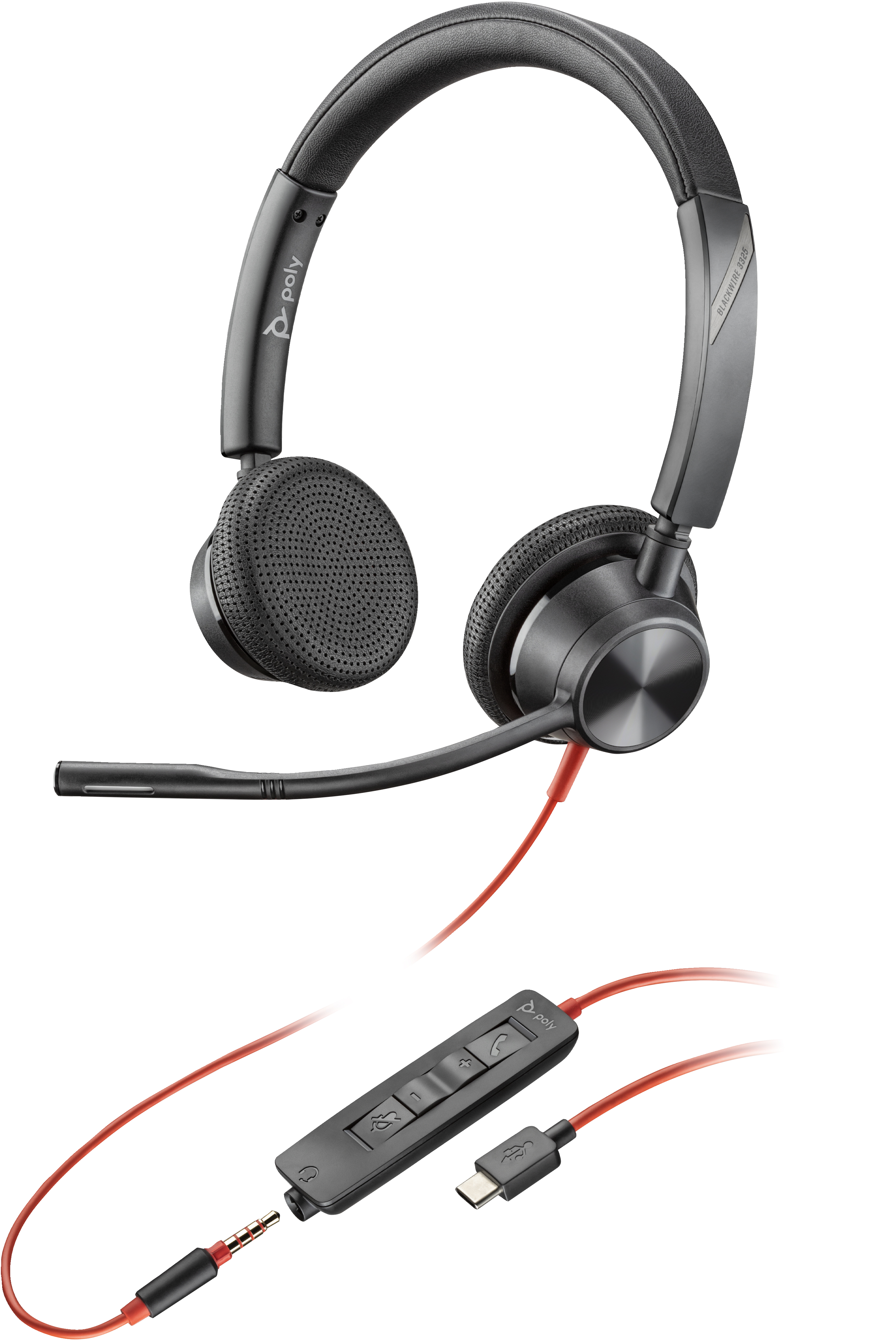 HP Poly Blackwire 3325 USB-C Headset