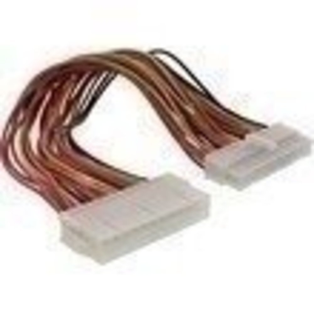 InLine® Strom Verlängerung 24pol ATX Stecker/Buchse Netzteil zu Mainboard | 0.45m | Intern | 