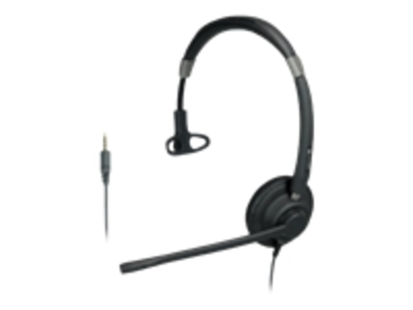 ALCATEL-LUCENT ENTERPRISE AH 21 J II Corded Monaural Premium Headset For PC or DeskPhone with 3.5mm jack