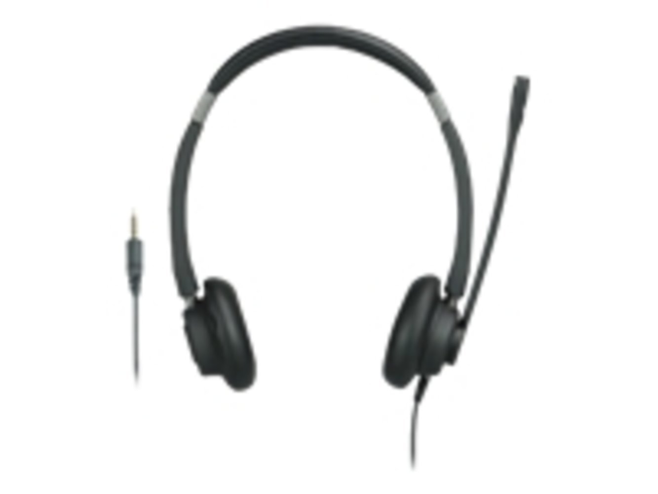 ALCATEL-LUCENT ENTERPRISE AH 22 J II Corded Binaural Premium Headset For PC or DeskPhone with 3.5mm Jack