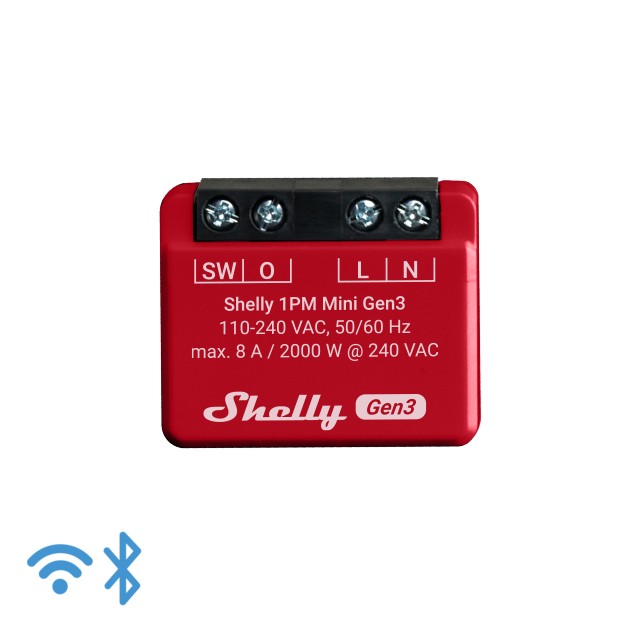 Shelly Plus 1PM Mini Gen3 Relais