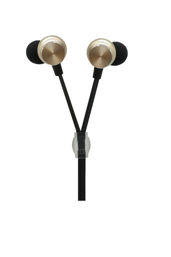 2GO In-Ear Stereo-Headset ZollLuxury Zoll - gold Zipper-Style