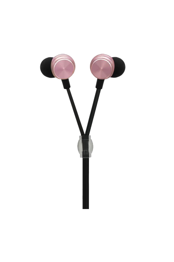 2GO In-Ear Stereo-Headset ZollLuxury Zoll - rosé Zipper-Style