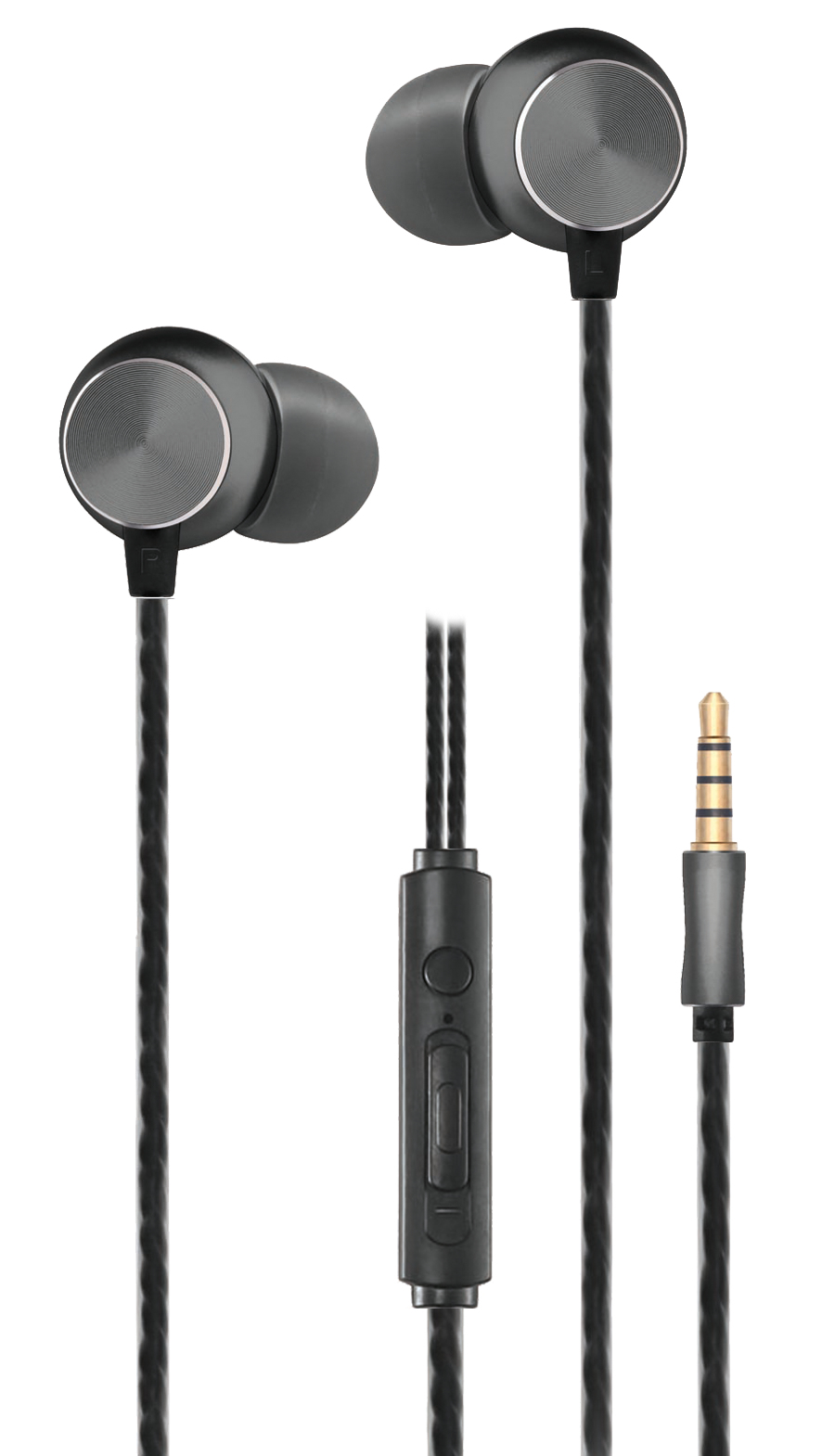 2GO In-Ear Stereo-Headset ZollDeluxe Zoll - schwarz / anthrazit