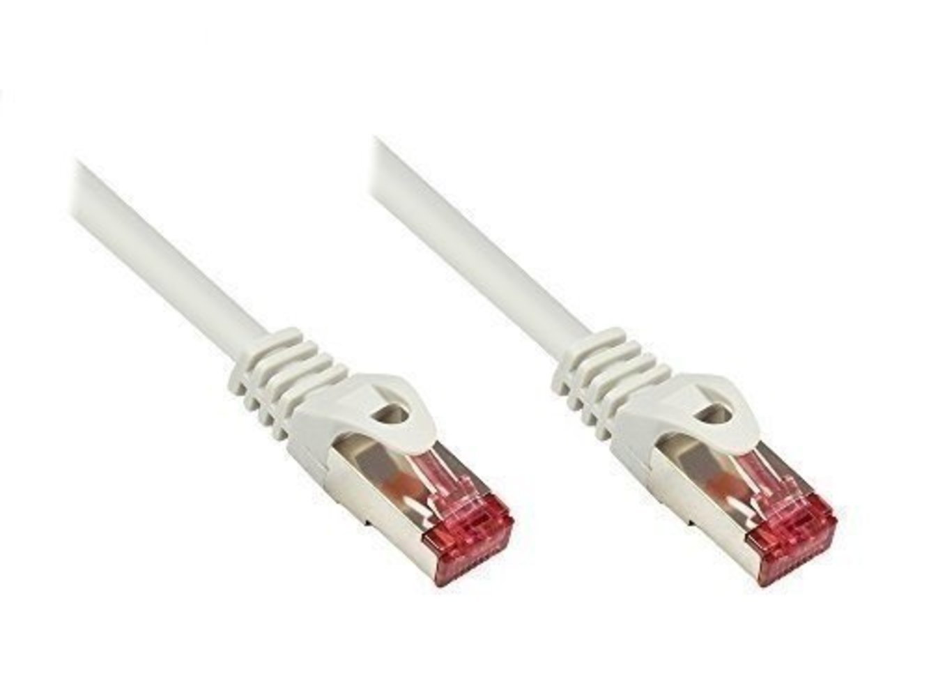  Patchkabel RJ45 Cat6 7.5 Meter 2x RJ45 PIMF grau