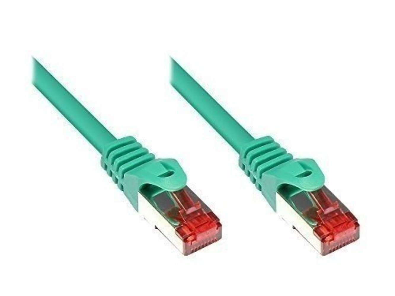  Ka Patch 2.0m Cat6 2x RJ45 PIMF grn