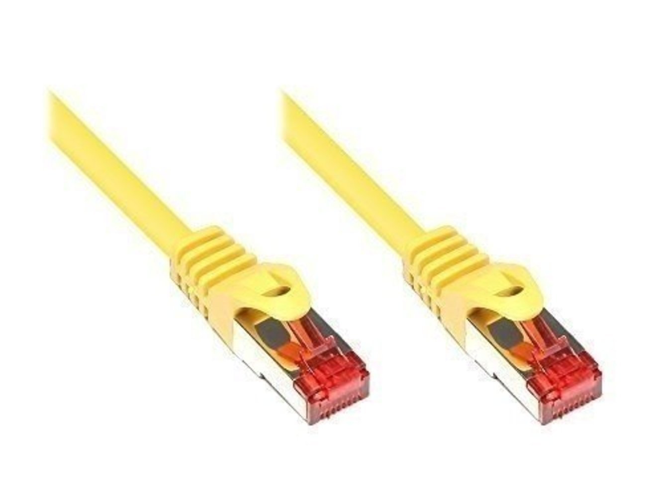  Kabel Patch 1.0m Cat6 2x RJ45 PIMF gelb