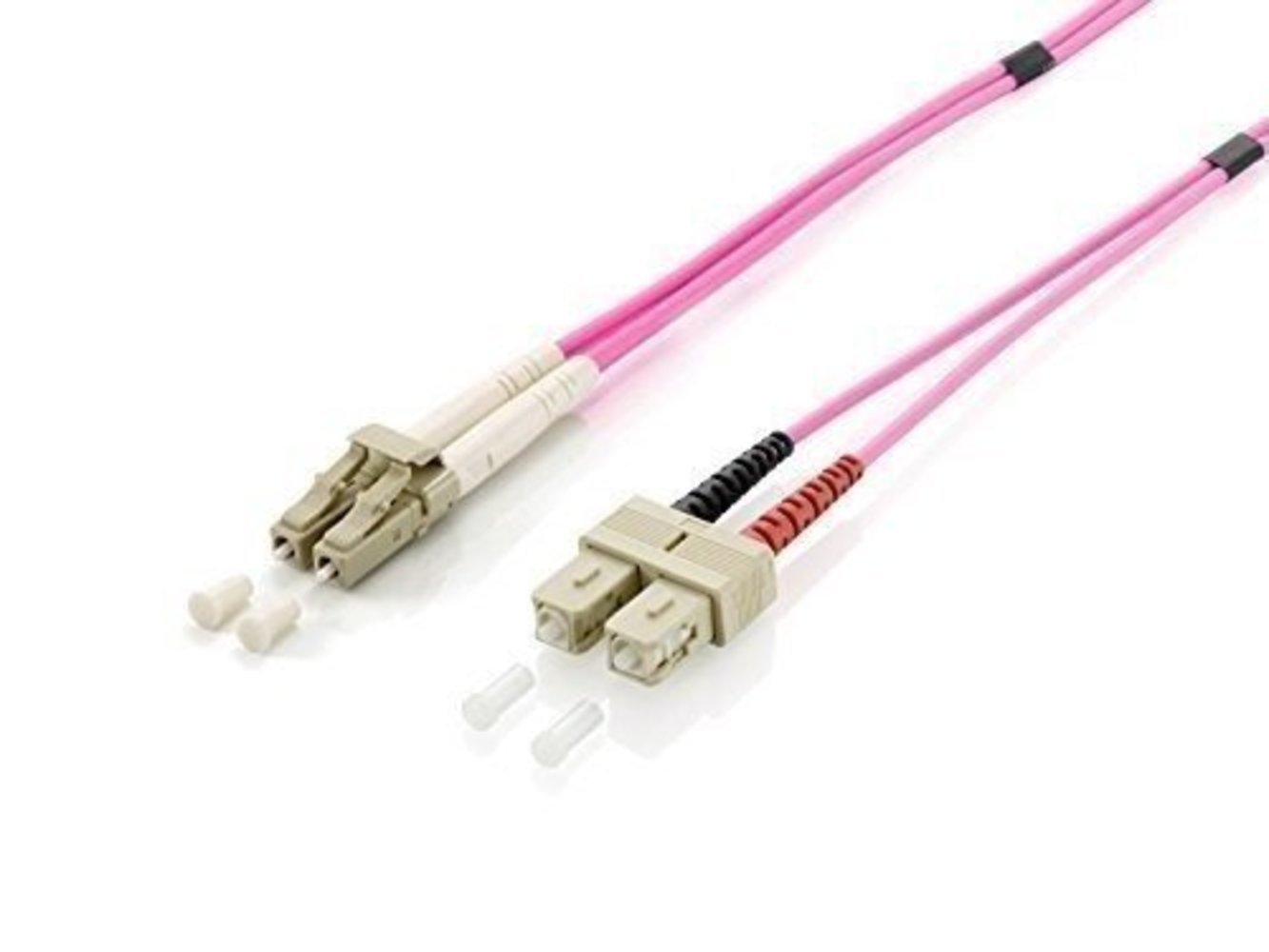 EQUIP Fiber Optic Patch Kabel LC/SC, 20m - High-Speed Data Transfer