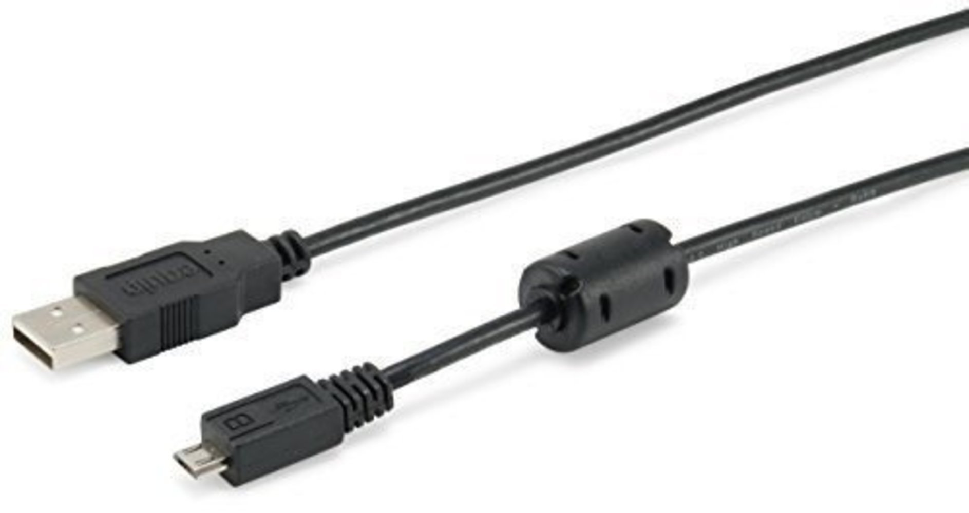 equip USB 2.0 Anschlusskabel A-Stecker/ micro-B 1m