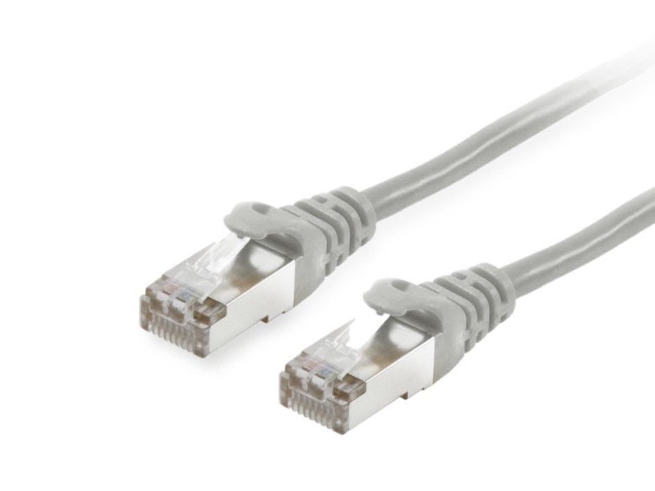 Patchkabel Cat6 S/FTP mit 2xRJ45 Anschlüssen, Länge 40.00m, Farbe grau