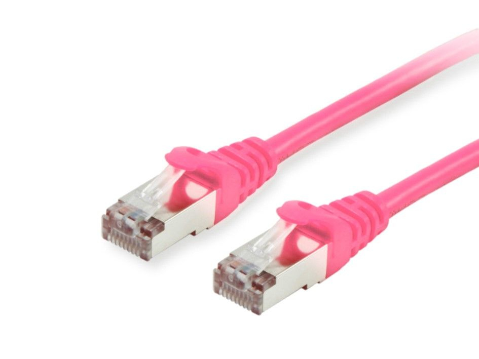 Patchkabel Cat6 S/FTP 2xRJ45 30.00m in Pink