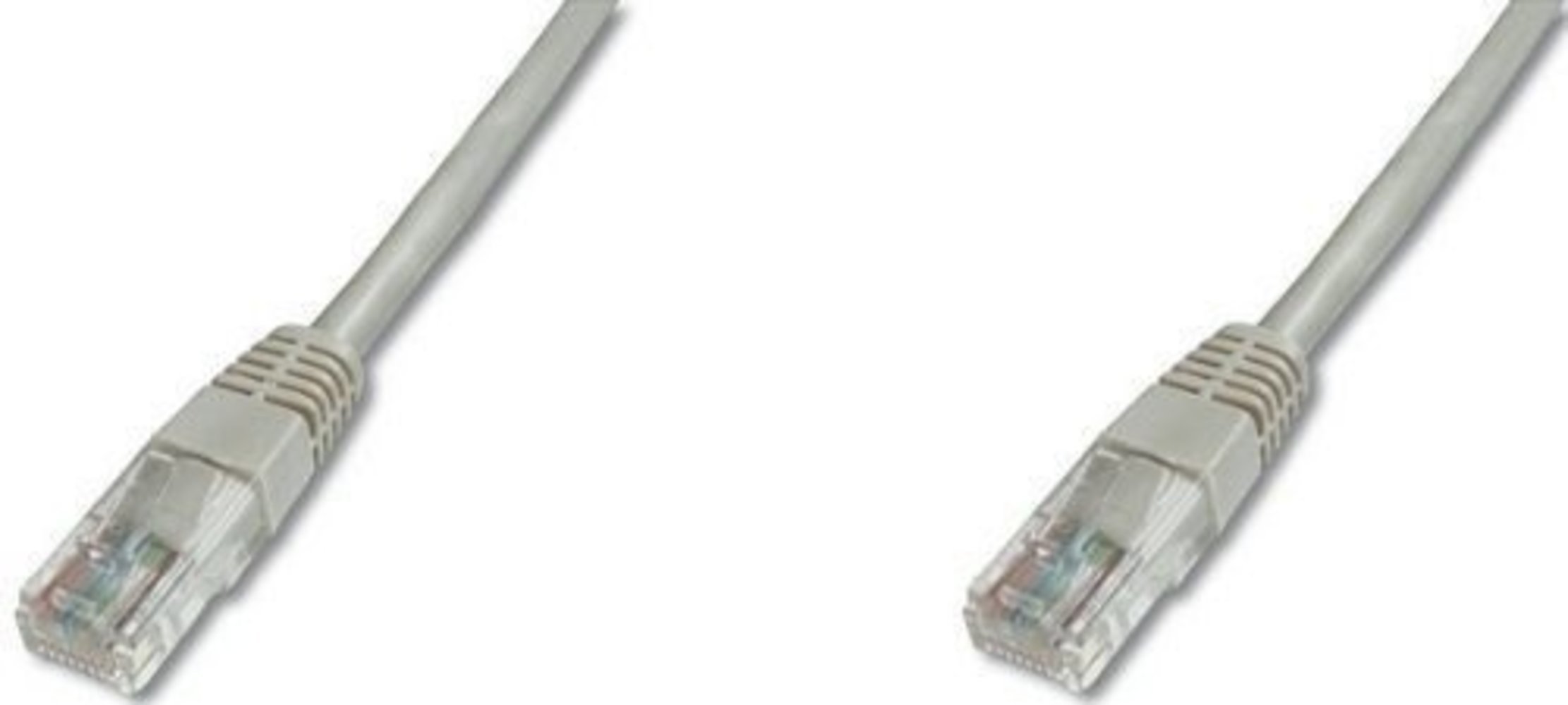 DIGITUS Patchkabel RJ45 U/UTP Cat5e 15m grau Hebelschutz