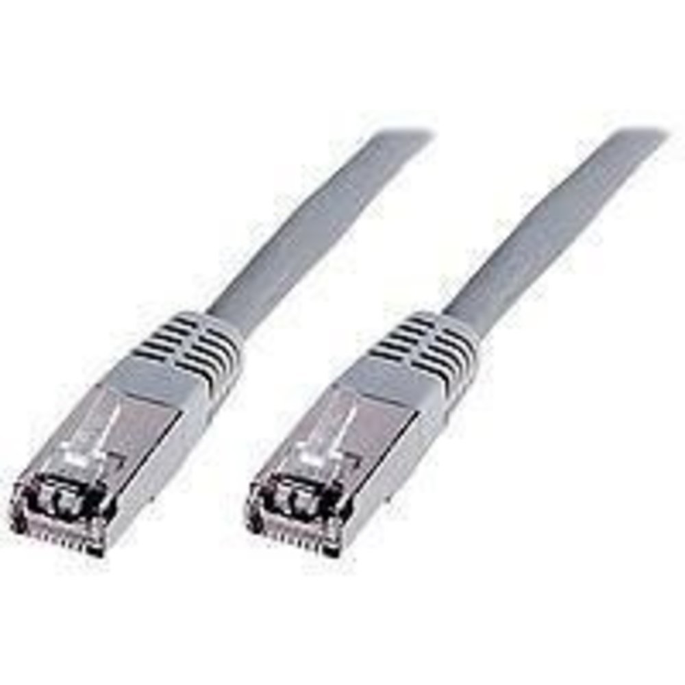 Digitus Patchkabel RJ45 SF/UTP Cat5e 10m grau mit Hebelschutz - Produkt-Titel