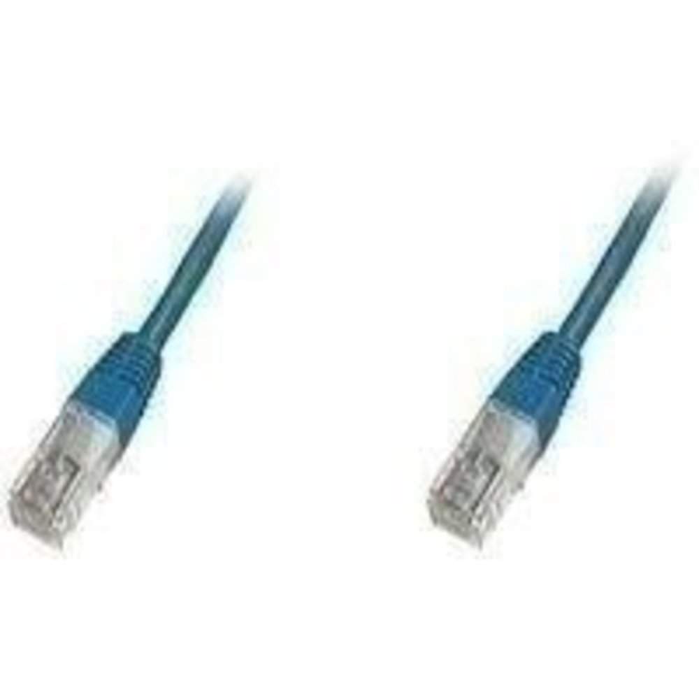 5m langes DIGITUS CAT 5e U-UTP Patchkabel in Blau mit Cu PVC AWG 26/7