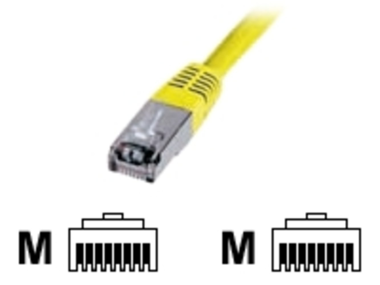 Assmann/Digitus CAT5e SF-UTP Patchkabel, 3m, Gelb