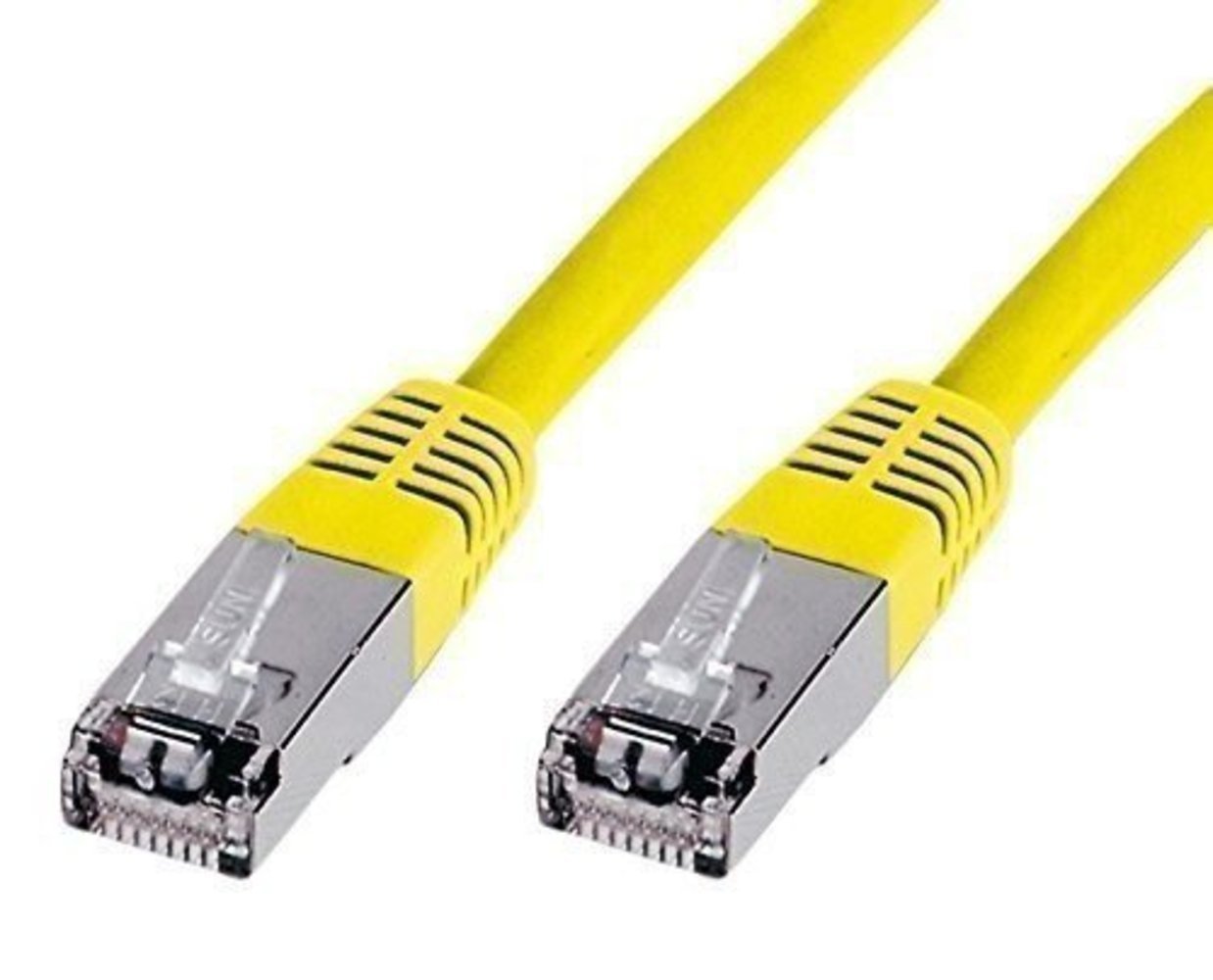 DIGITUS CAT 5e SF-UTP Patchkabel Cu PVC AWG 26/7 Lnge 5 m Farbe Gelb