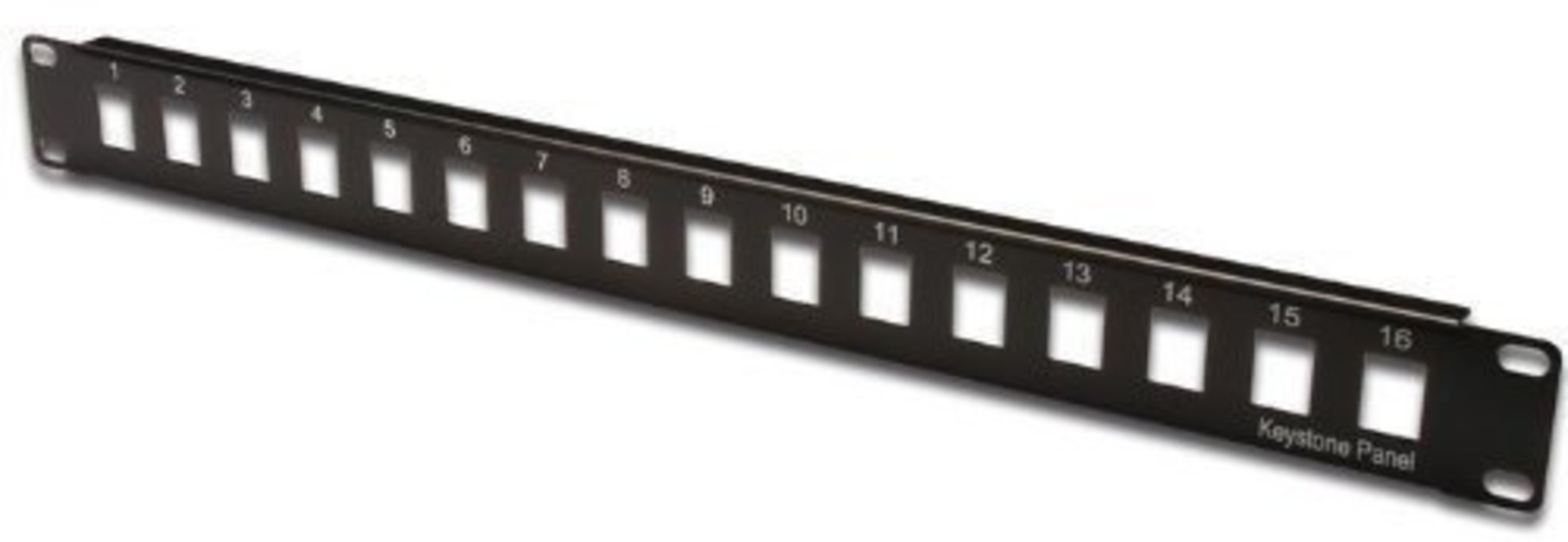 Digitus Patch Panel 16 Port modular 1HE ungeschirmt schwarz RAL9005 - Hohe Qualität und einfach zu installieren