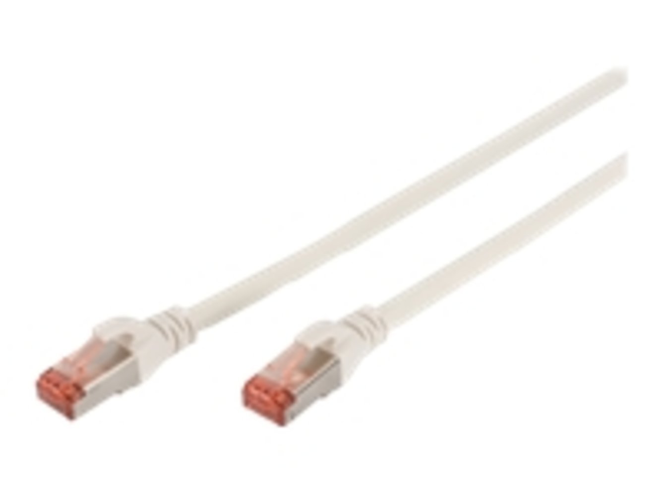 patchkabel cat6 rj45 s/ftp länge 2 m farbe weiss awg 27/7 cu digitus