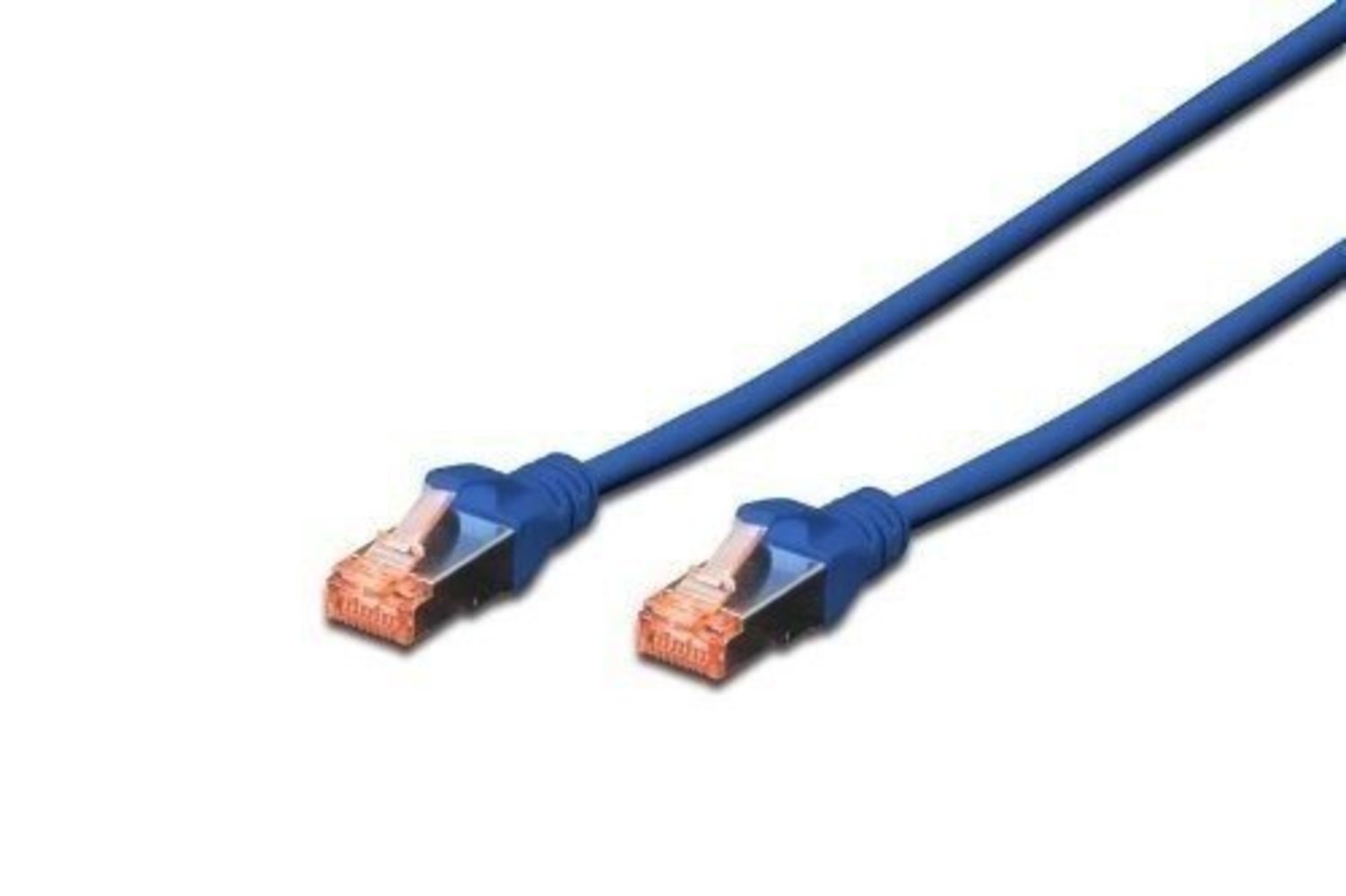 Digitus Hochwertiges CAT 6 S-FTP CU LSZH Patchkabel 10m, blau