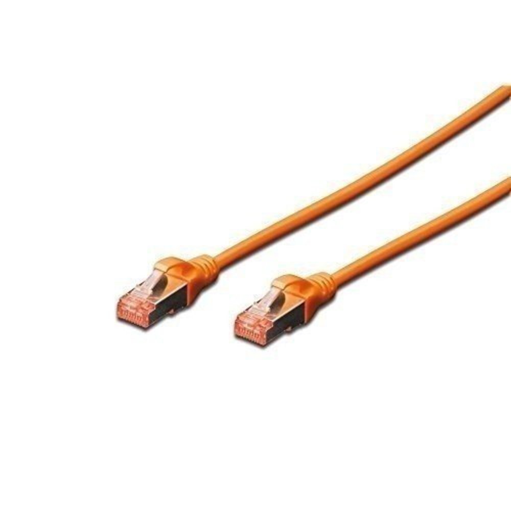 Digitus CAT 6 S-FTP Patchkabel CU LSZH 27/7 0.5m Orange