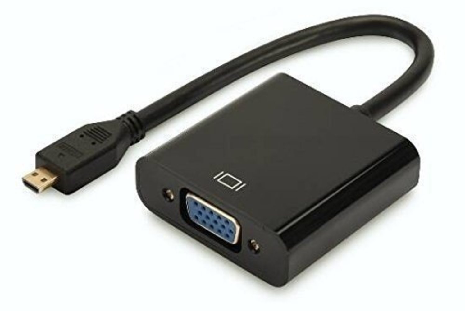 DIGITUS HDMI Konverter HDMI-D->D-Sub15 schwarz