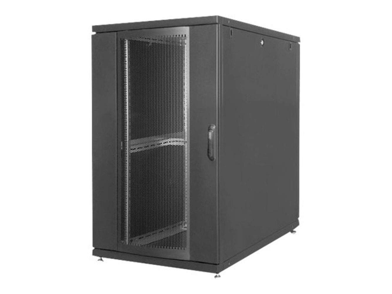 DIGITUS Serverschrank Unique Serie - 800x1000 mm (BxT) schwarz