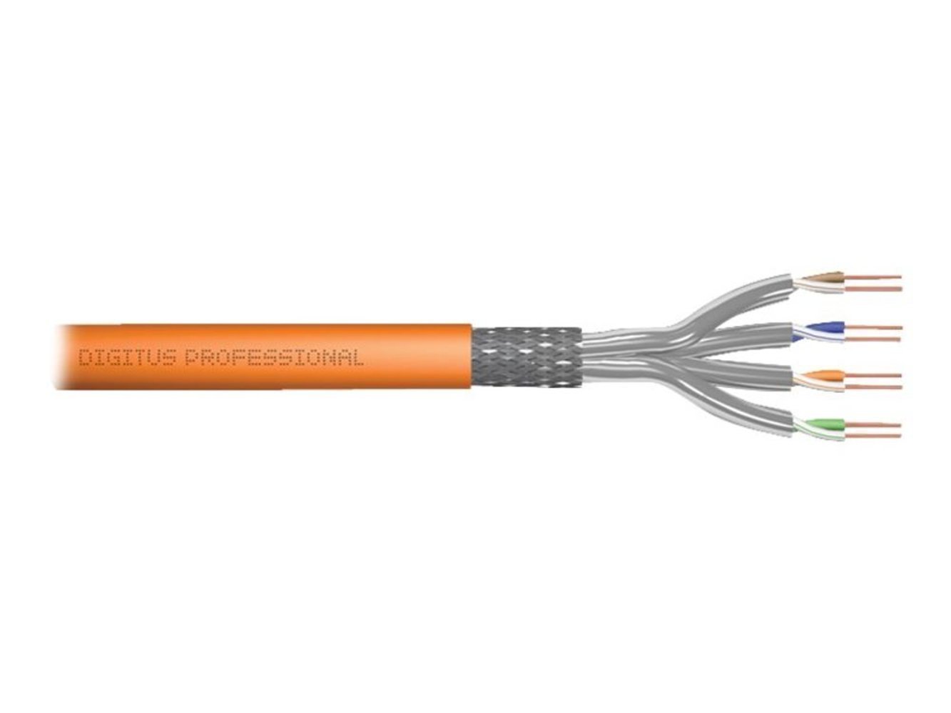 DIGITUS Cat7 S/FTP Verlegekabel 500m simplex Cca