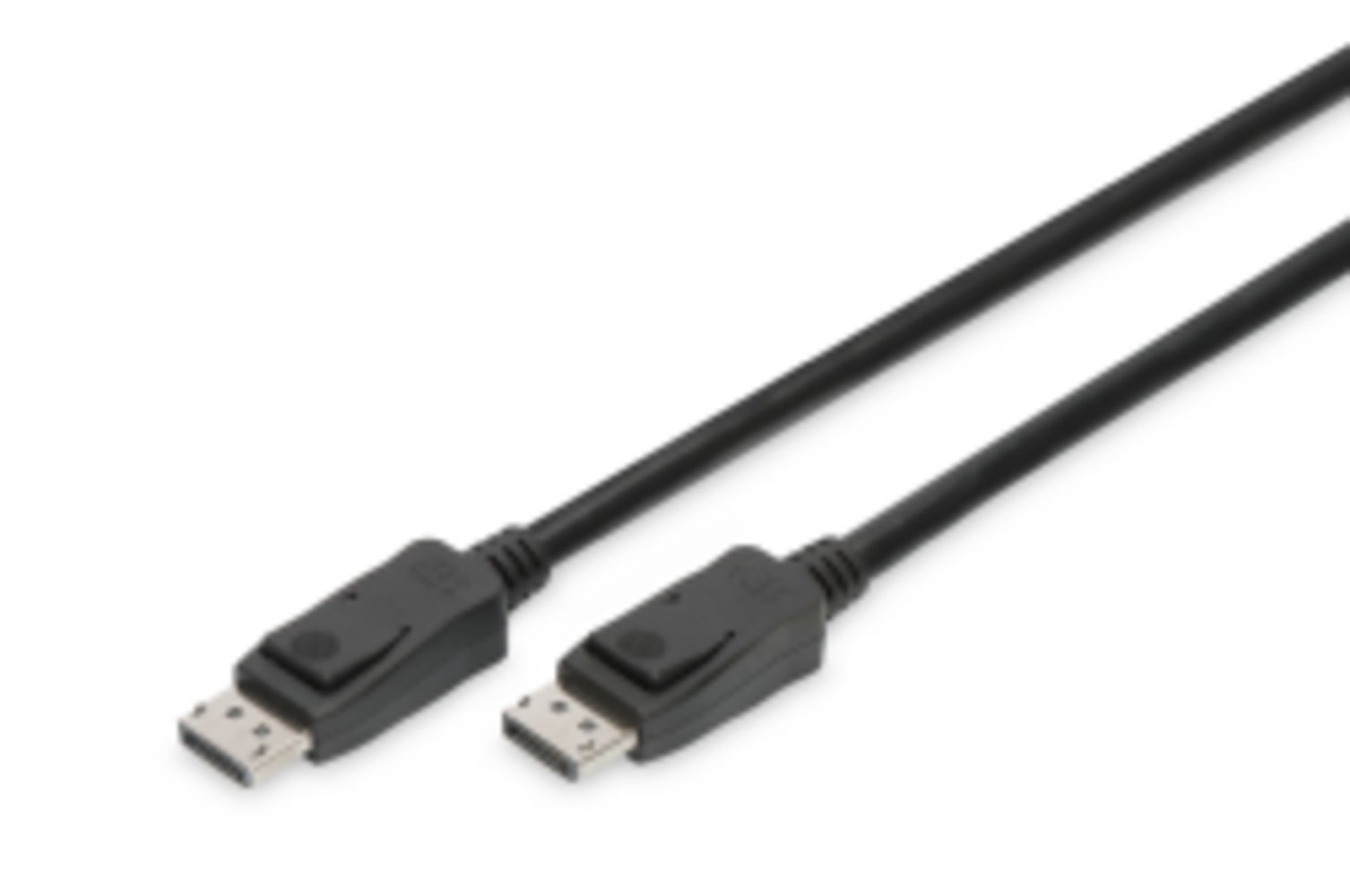 ASSMANN DisplayPort Kabel DP 1.0m Verriegelung Ultra HD 8K sw.